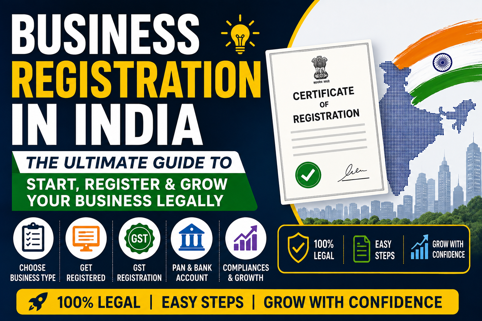 Business Registration In India: The Ultimate Guide To Start, Register & Grow Your Business Legally